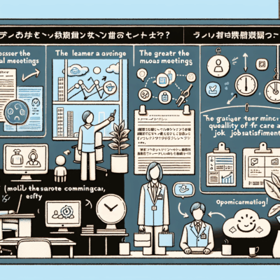 介護職の選択を左右する条件:会議が少ない職場が実現する利用者ケアの質向上とやりがいの充実