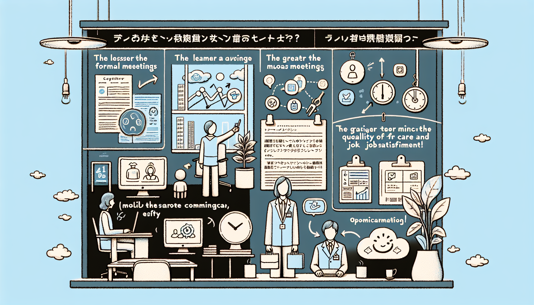 介護職の選択を左右する条件:会議が少ない職場が実現する利用者ケアの質向上とやりがいの充実
