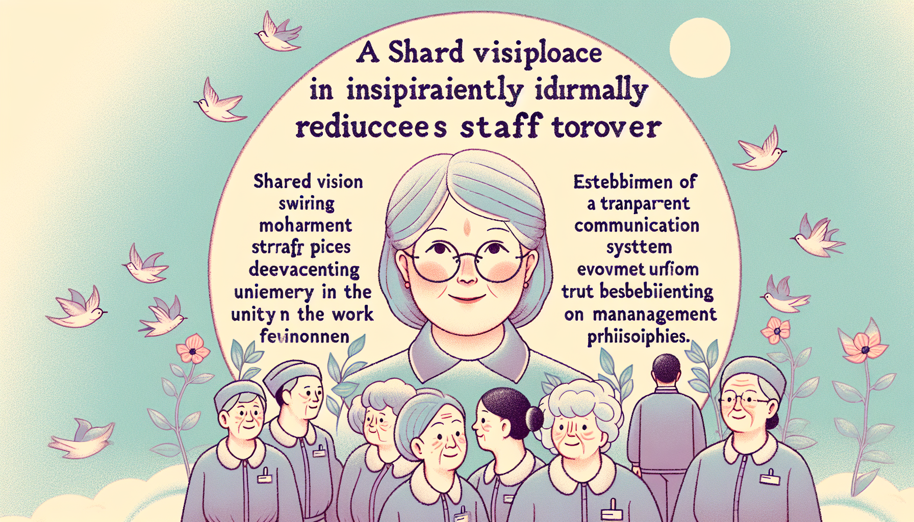 介護職員の離職率を劇的に下げる「経営理念の現場浸透」戦略～やりがいと一体感を生む職場づくり～